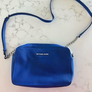 Royal blue Michael Kors bag. Great condition
